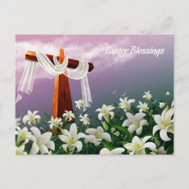 Påsk Blessings. Christian Religiösa Helg Vykort