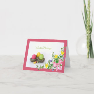 Påsk Blessings Hälsning-kort Tack Kort