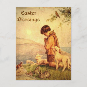 Påsk Blessings Helg Vykort