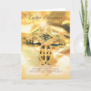 Påsk Blessings Kor/Crucifix Helgkort