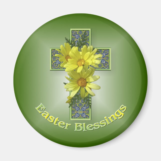 Påsk Blessings Magnet Radiant Daisy (Framsidan)