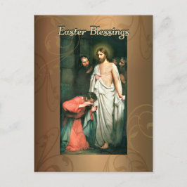 Påsk Blessings, rekurering av Jesus av C.Bloch Helg Vykort