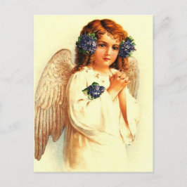 Påsk Blessings. Vintage Praying Angel Religiösa Helg Vykort