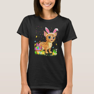 Påsk Bobcat Bunny Egg Hunting Bobcat Påsk Sund T Shirt