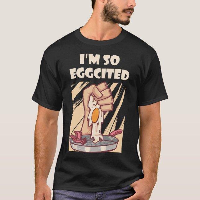 Påsk Boys Egg Pun I är så elciterad T Shirt (Framsida)
