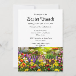 Påsk Brunch Blomsterträdgård Inbjudningar