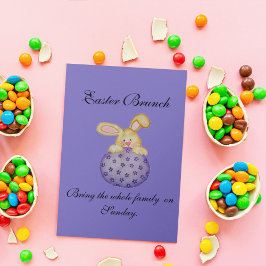 PÅSK BRUNCH BUNNY OM ÄGGINBJUDANDET INBJUDNINGAR
