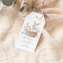 Påsk Brunch Egg Hunt Bunny Basket Tack Presentetikett