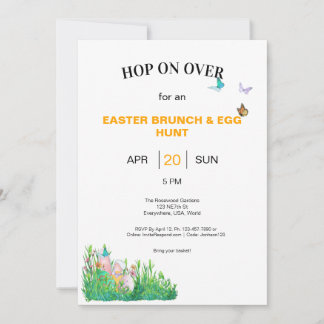 Påsk Brunch & Egg Hunt Inbjudningar