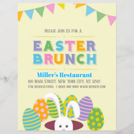 Påsk Brunch Event Flyer