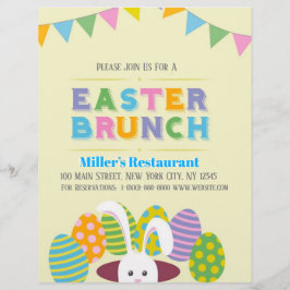 Påsk Brunch Event Flyer