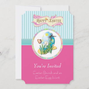 Påsk Brunch och Egg Hunt Inbjudningar