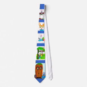 PÅSK BUNNYS PÅ PARAD tie Slips