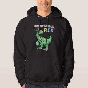 Påsk Bunnysaurus Rex Coola Trex Påsk Dinosaur B Hoodie