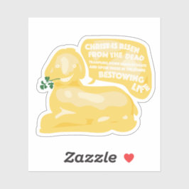 Påsk Butter Lamb! Klistermärken