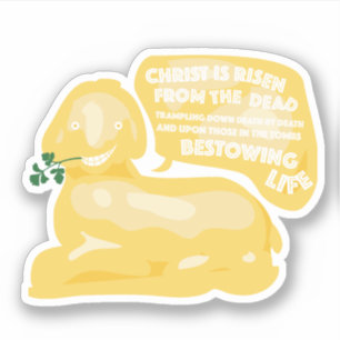 Påsk Butter Lamb! Klistermärken