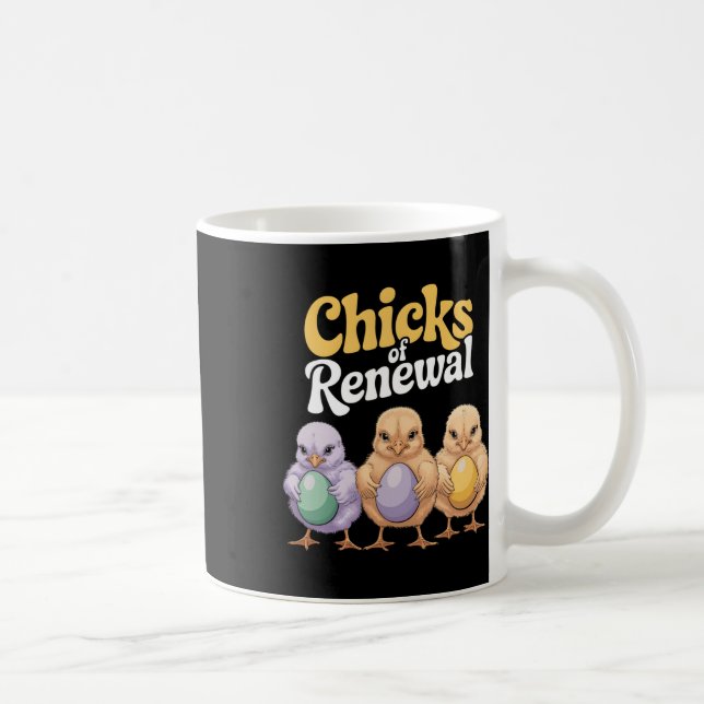 Påsk Byby Chicks Chicken Kaffemugg (Höger)