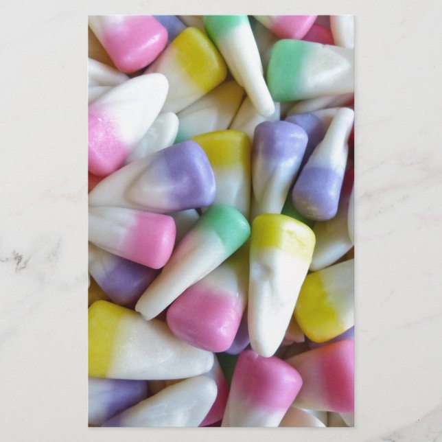 Påsk Candy corn Brevpapper (Framsida)