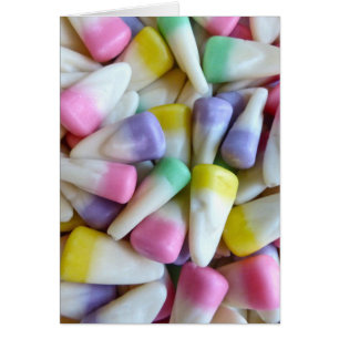 Påsk Candy corn Hälsningskort
