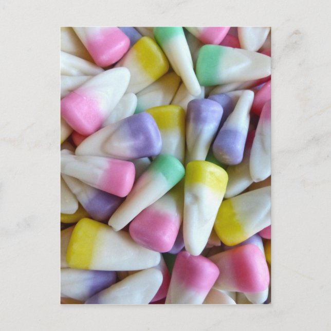 Påsk Candy corn Helg Vykort (Framsida)