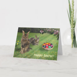Påsk Cat-Bunnies ;-) 😽 🐰 Helgkort