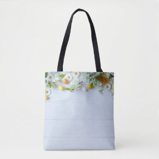 Påsk Cherry Plum: Gult Eggs. Tygkasse