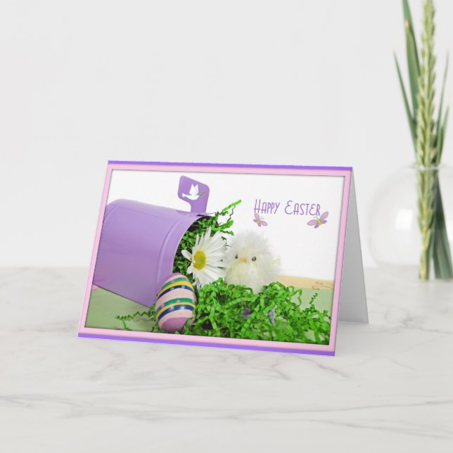 Påsk Chick Helgkort (Framsida)