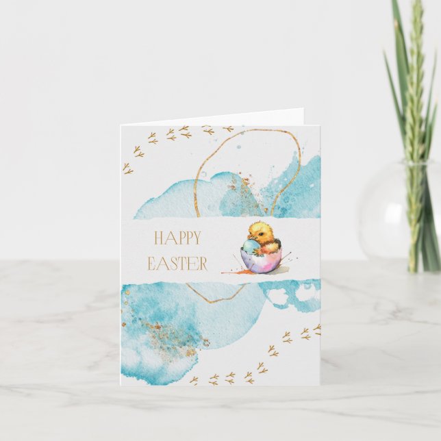 Påsk Chick Helgkort (Framsida)