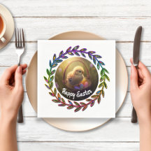 Påsk Chick i ett Egg Basket