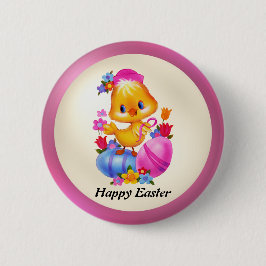 Påsk Chick-knapp Knapp