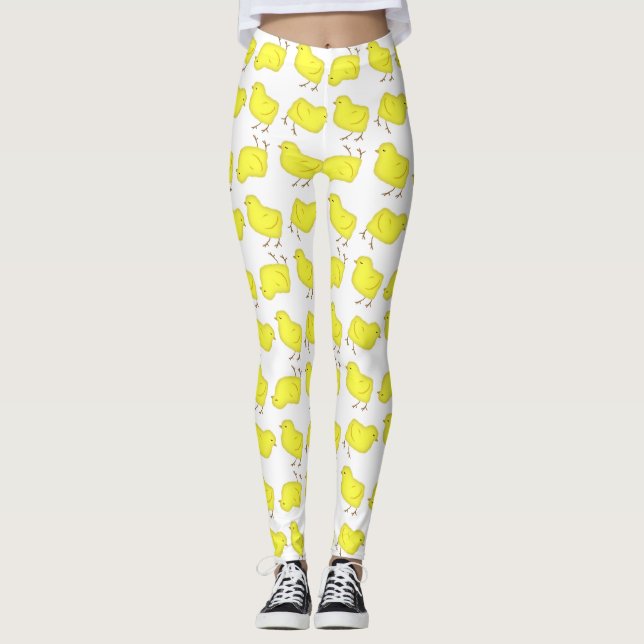 Påsk Chick Leggings (Framsida)