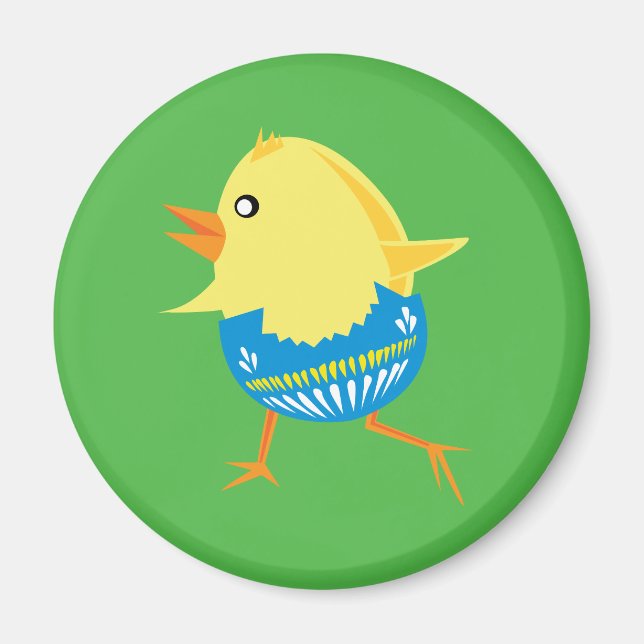 Påsk Chick magnet (Framsidan)