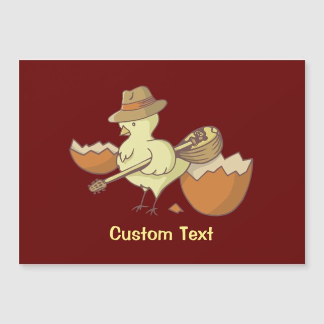 Påsk Chick med Bouzouki (Framsida)