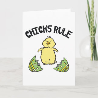 Påsk Chick-regel Helgkort