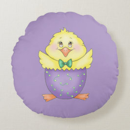 Påsk Chick Rund Kudde