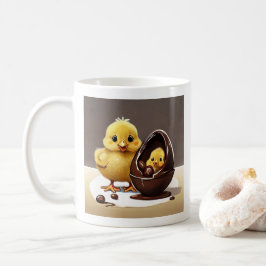 Påsk Chicken och Chick Kaffemugg