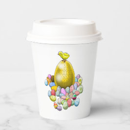 Påsk-Chicken och Golden-Påskägget