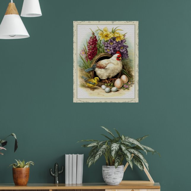 Påsk Chicken Poster (Vardagsrum 1)