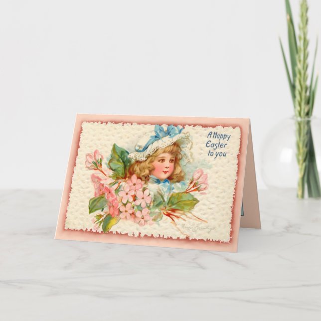 Påsk Child Helgkort (Framsida)