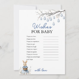 Påsk Chinoiserie Önskemål för babyskuvkort Julkort