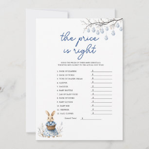 Påsk Chinoiserie Prisa är Höger Baby Shower Julkort