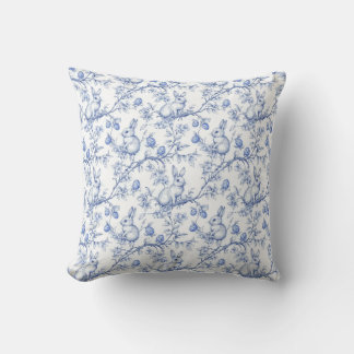 Påsk Chinoiserie Toile De Jouy Pillow Kudde