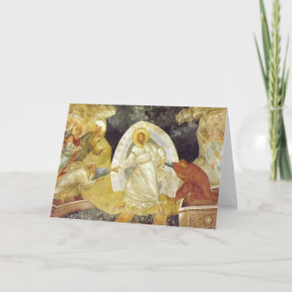 Påsk/Chora för Pascha kortAnastasis Fresco kyrka Helgkort