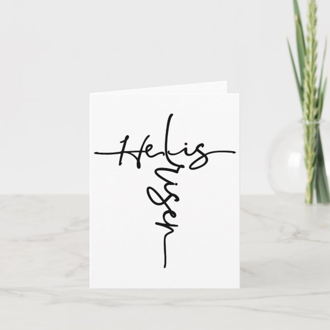 Påsk Christian han är på väg tillbaka till Sol Man Kort (Framsida)