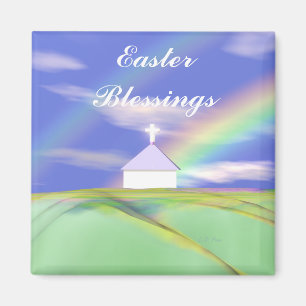 Påsk Church och Rainbow Magnet