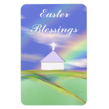 Påsk Church och Rainbow