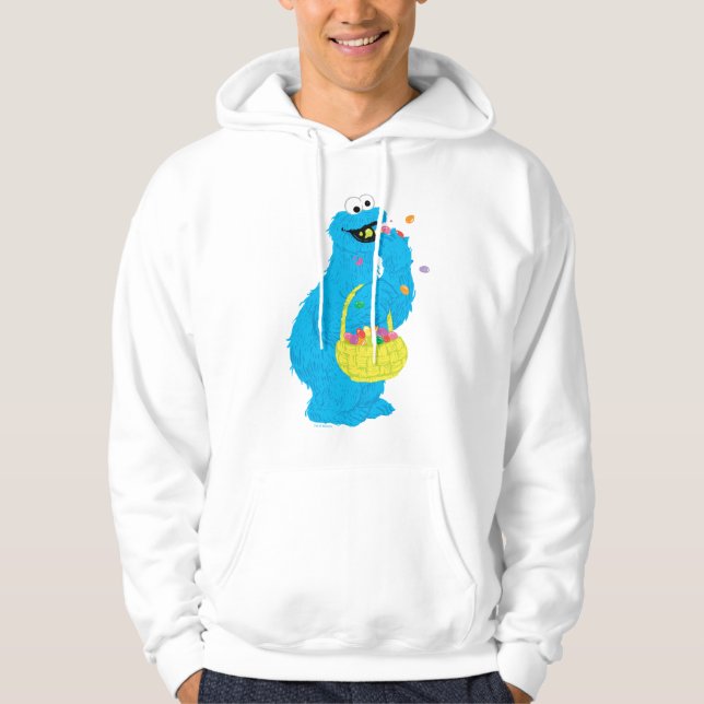 Påsk Cookie Monster Hoodie (Framsida)