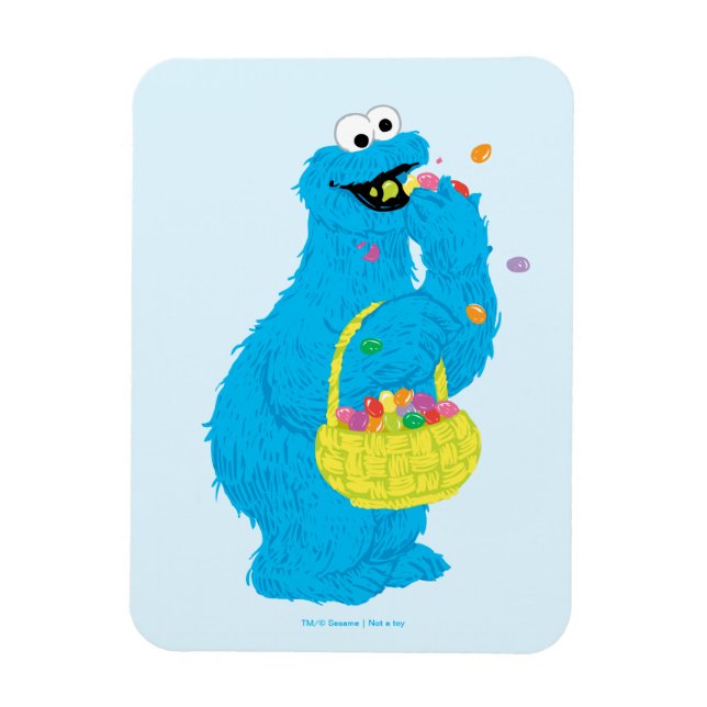 Påsk Cookie Monster Magnet (Vertikal)