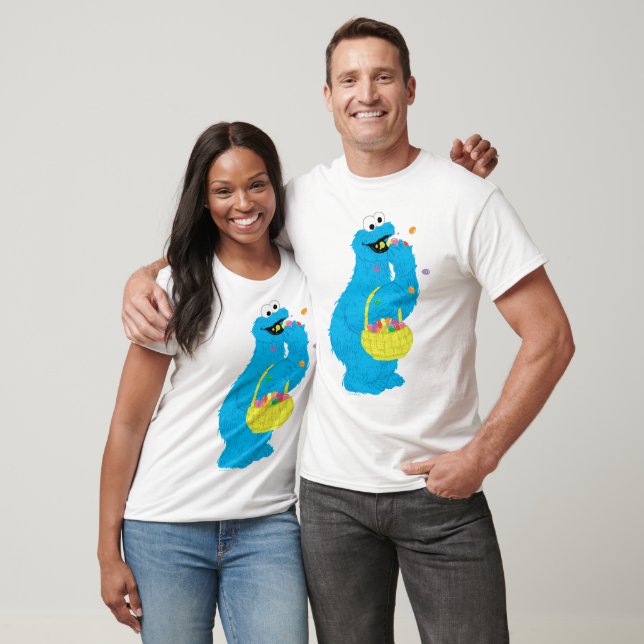 Påsk Cookie Monster T Shirt (Unisex)