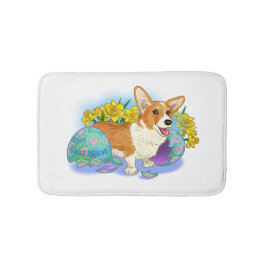 Påsk Corgi  Badrumsmatta